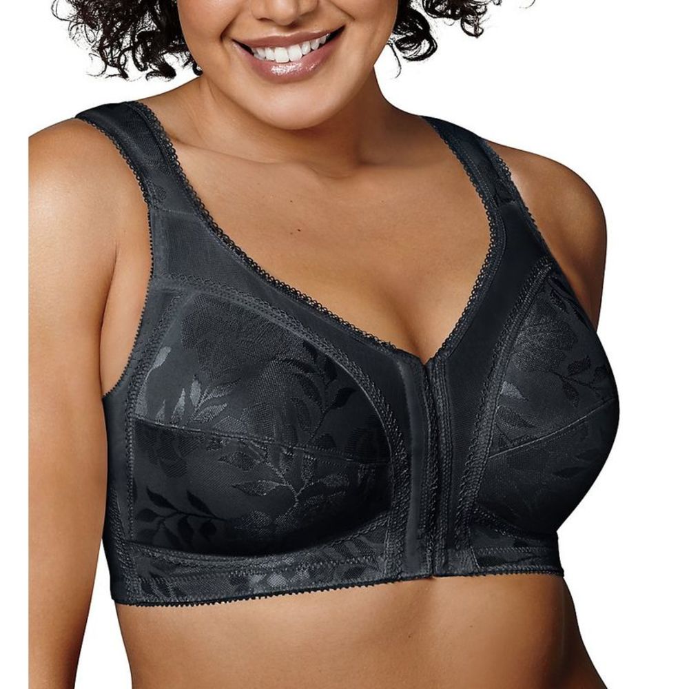 Playtex 18 Hour Comfort Strap Front Close Bra -  Black  4695